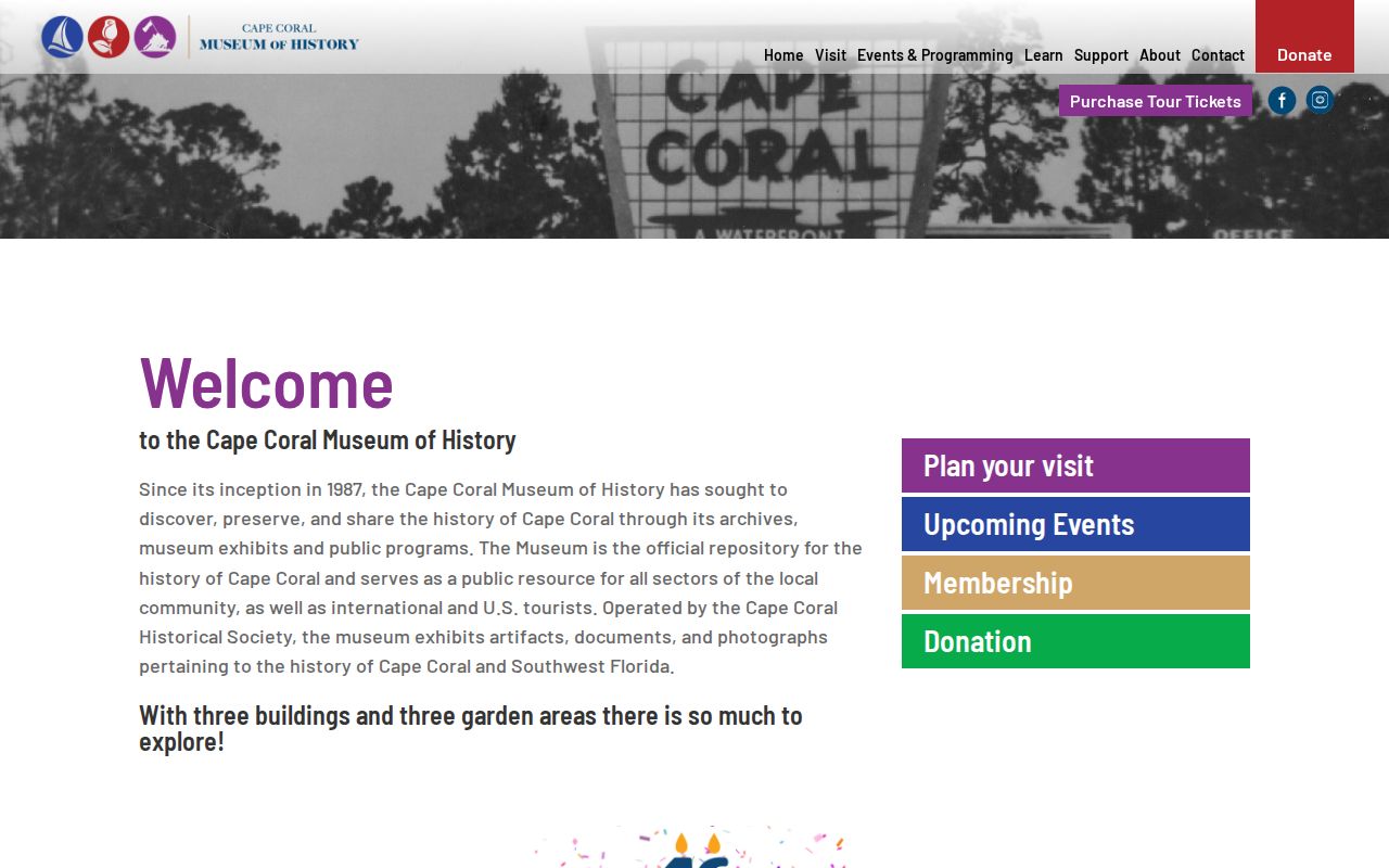 Cape Coral city directory research at the Museum of History