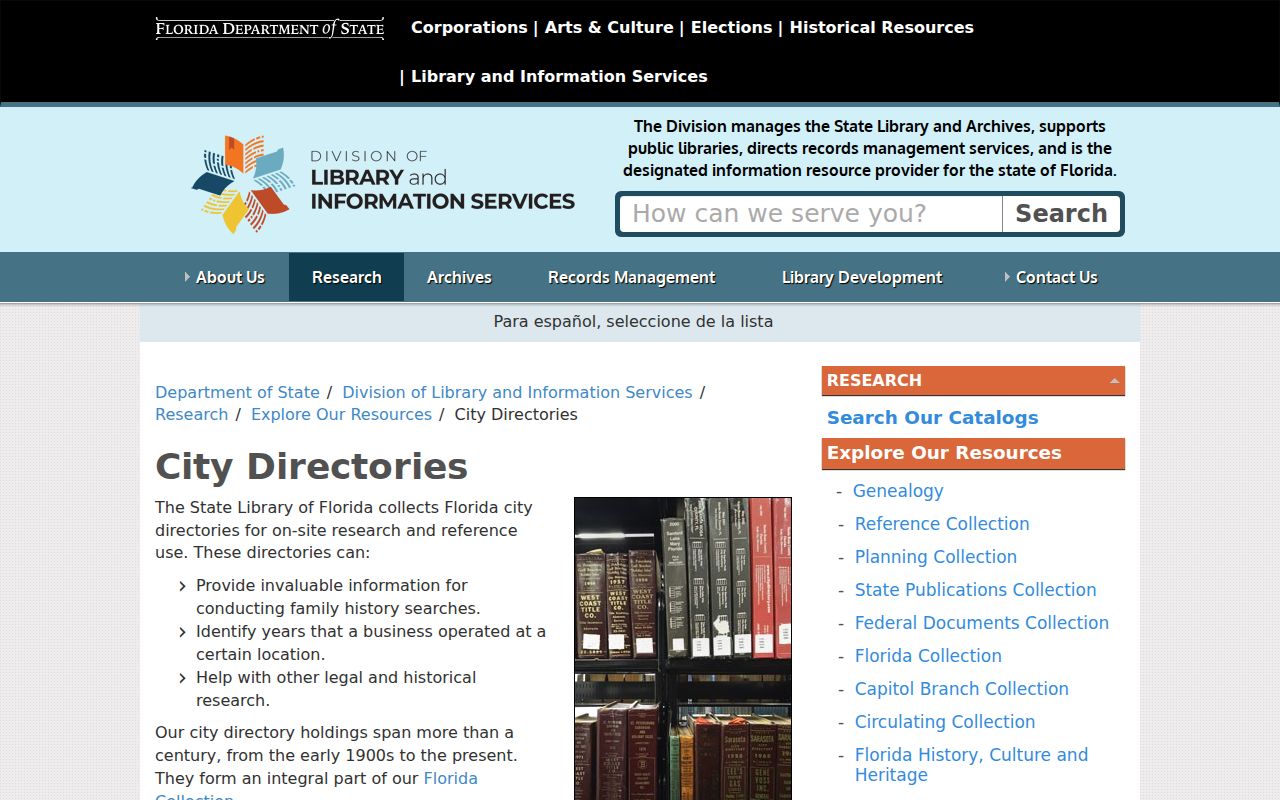 Cape Coral city directory State Library collection search