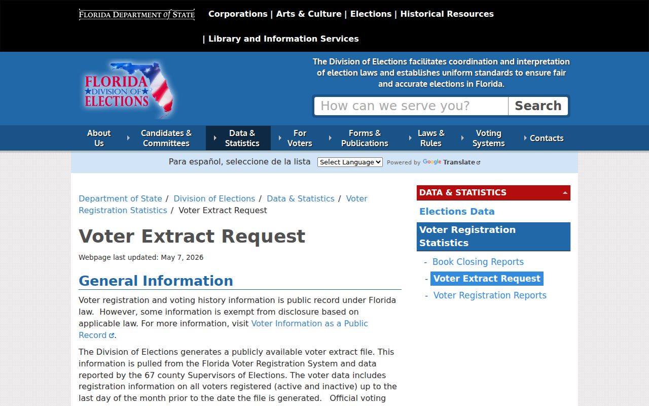 Cape Coral neighbors Florida voter extract request