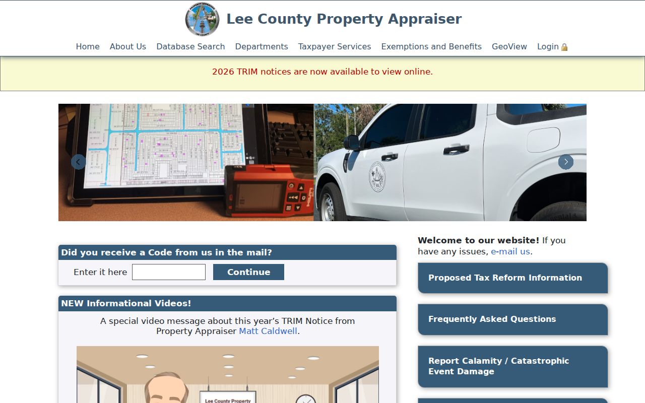 Cape Coral neighbors Property Appraiser GeoView entry
